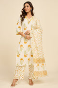 Floral Cotton Kurta Set