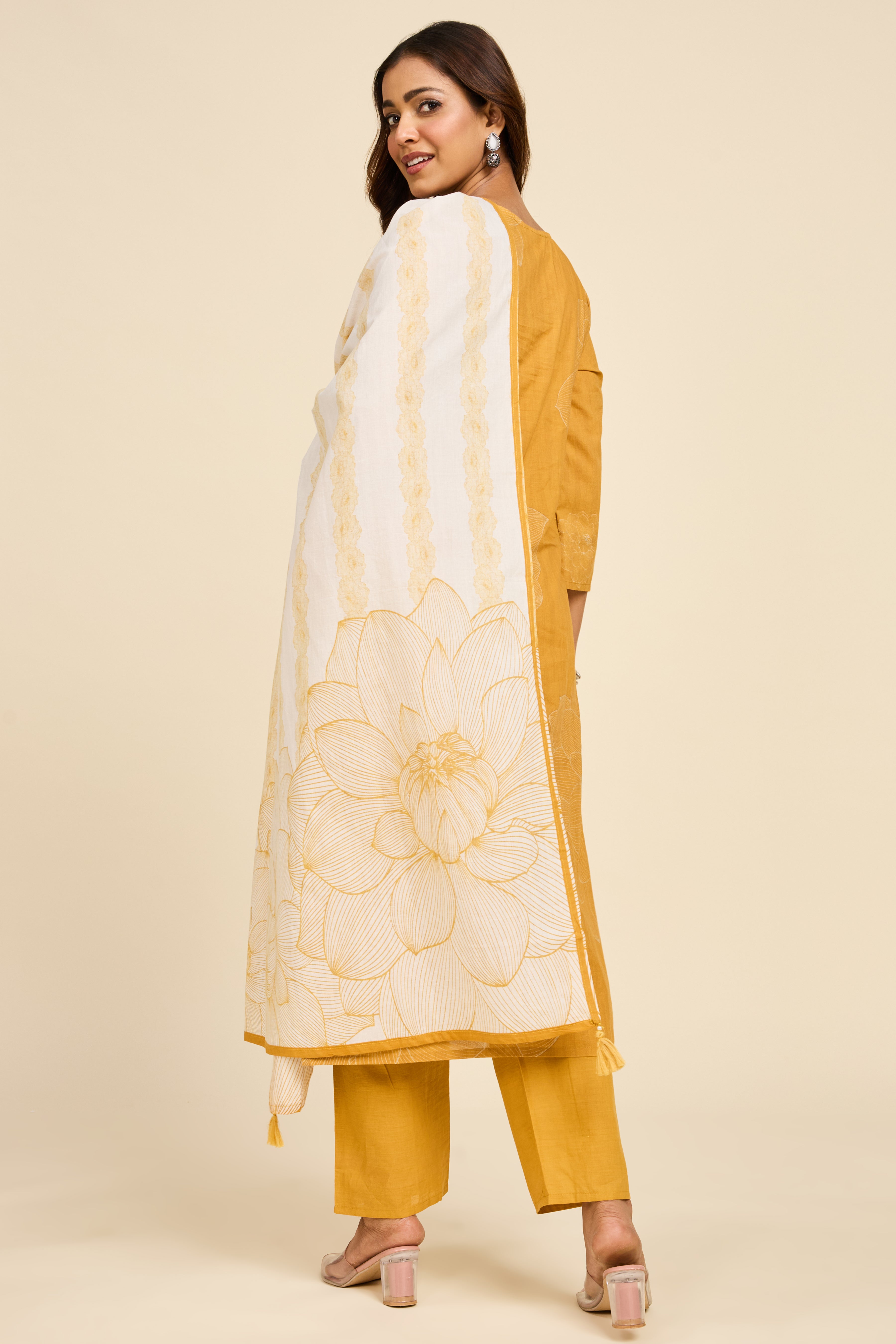 Sunehri Golden Kurta Set