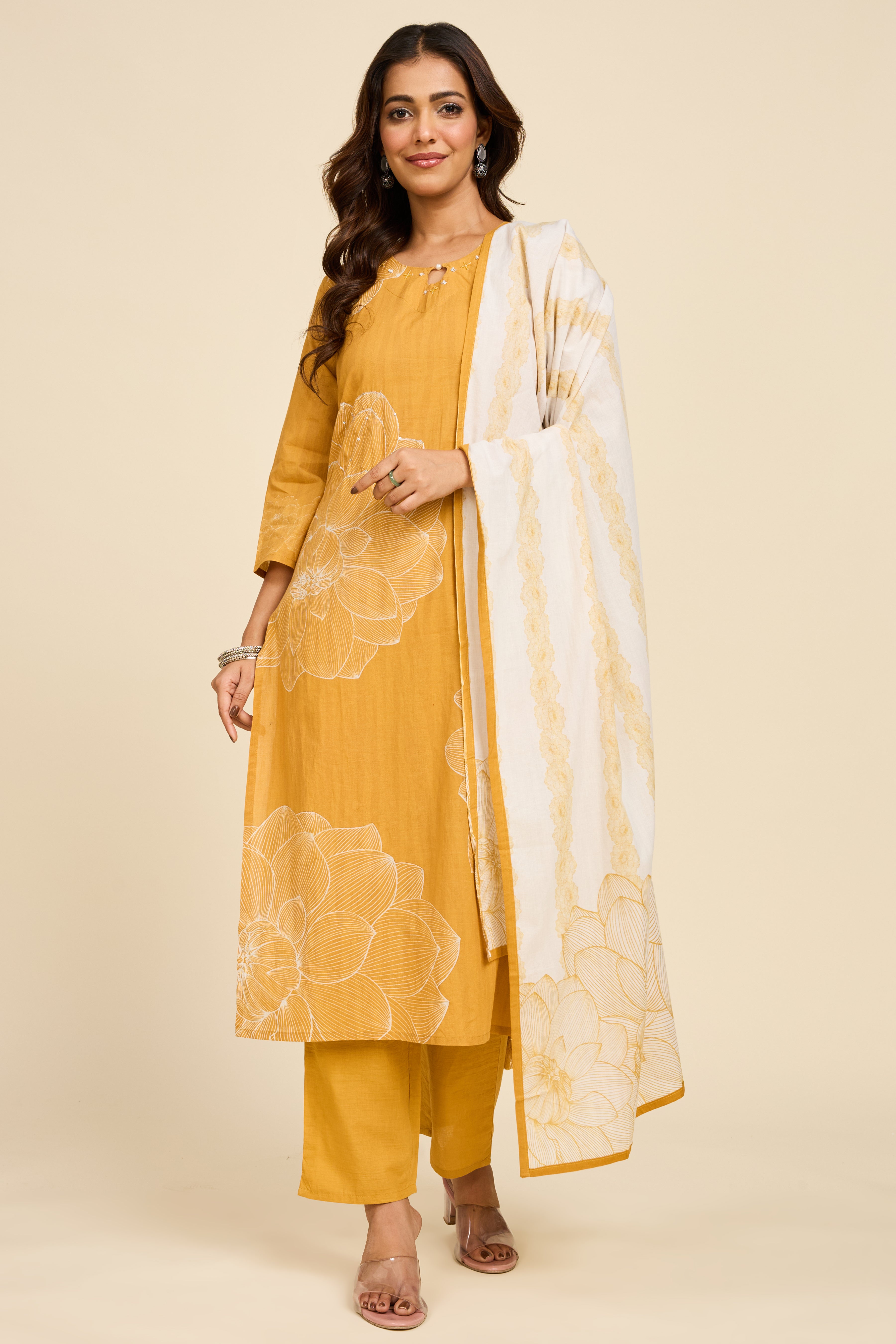 Sunehri Golden Kurta Set