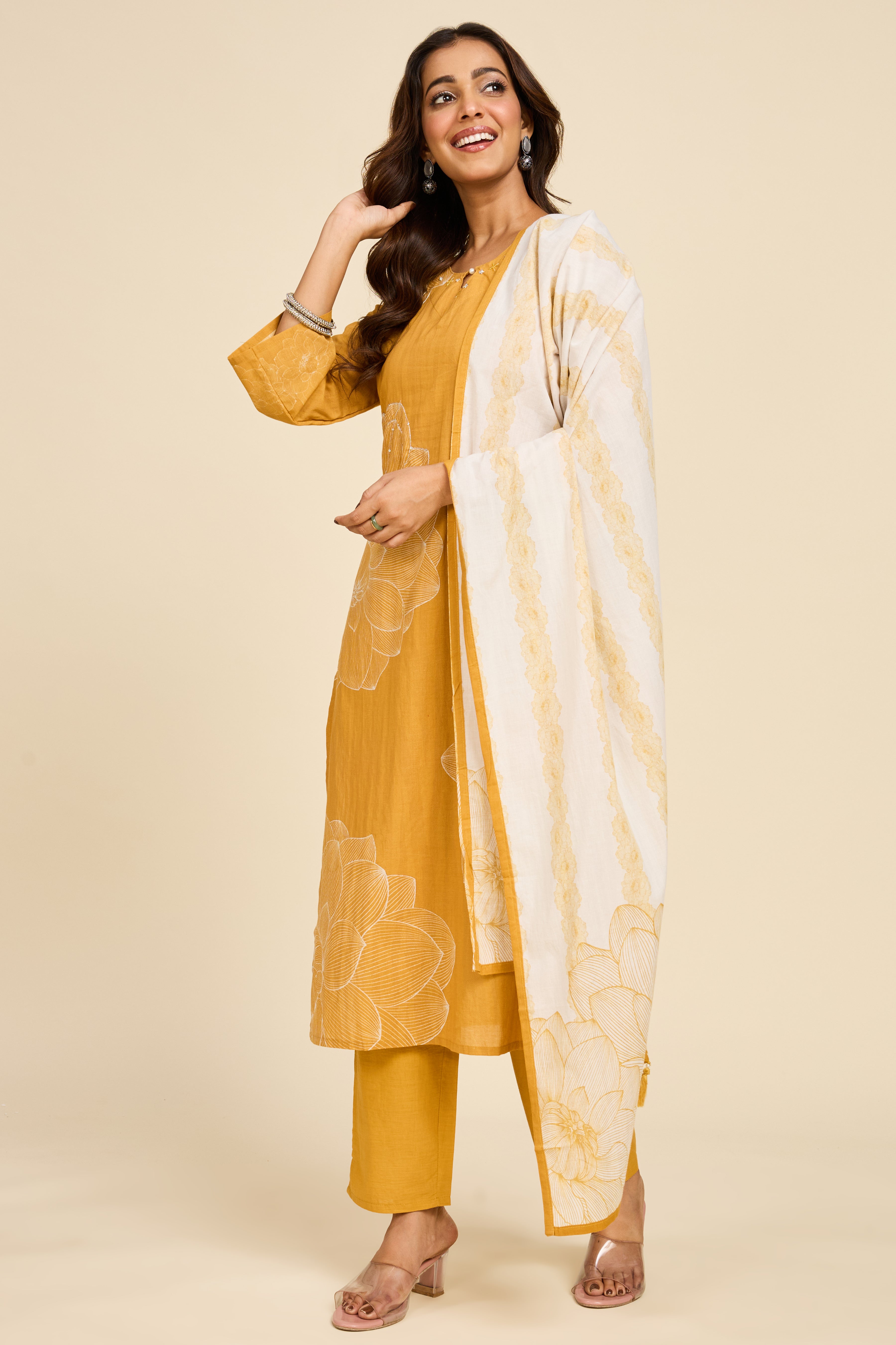 Sunehri Golden Kurta Set