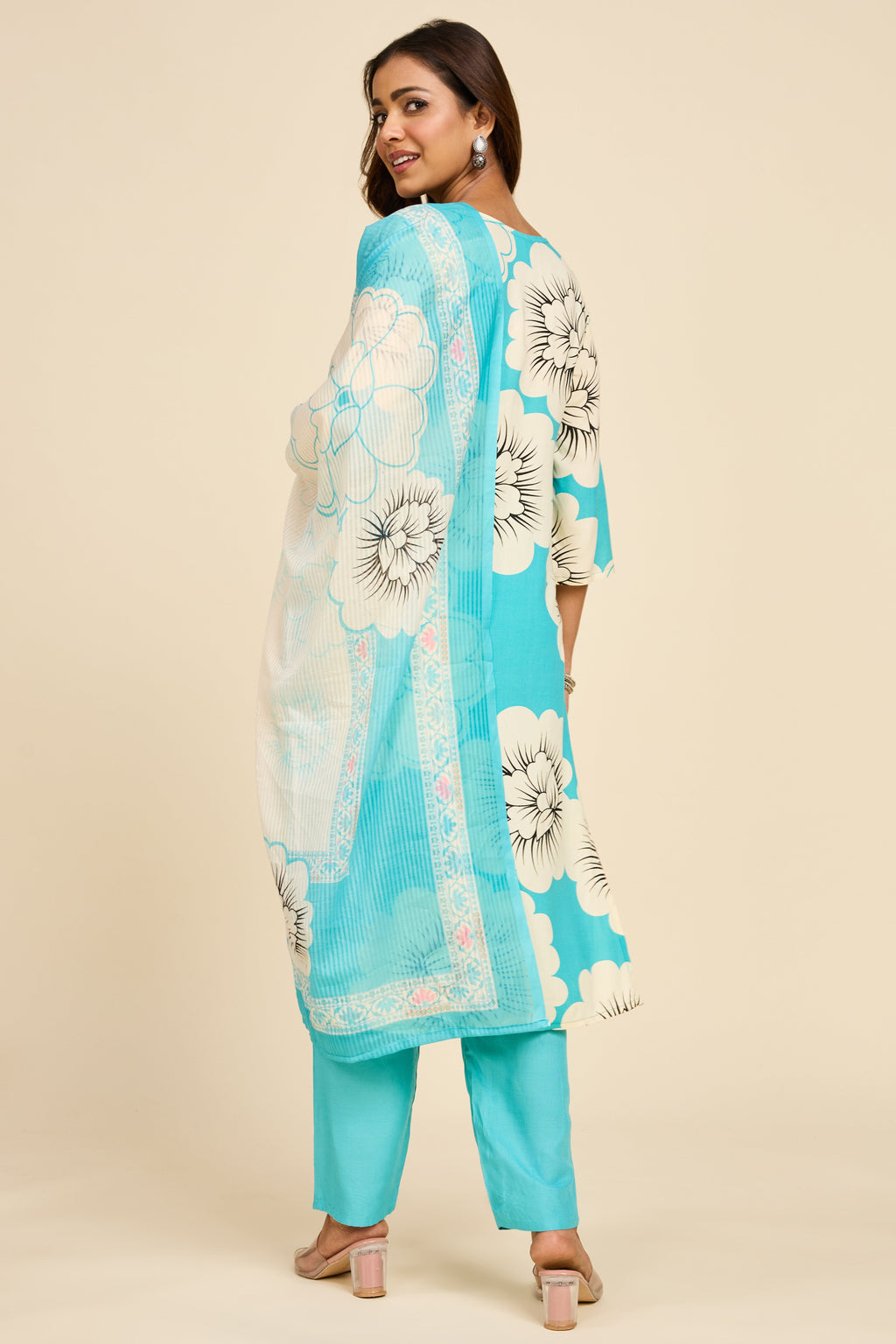 Alaya Select Aqua Bloom Kurta Set