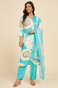 Alaya Select Aqua Bloom Kurta Set