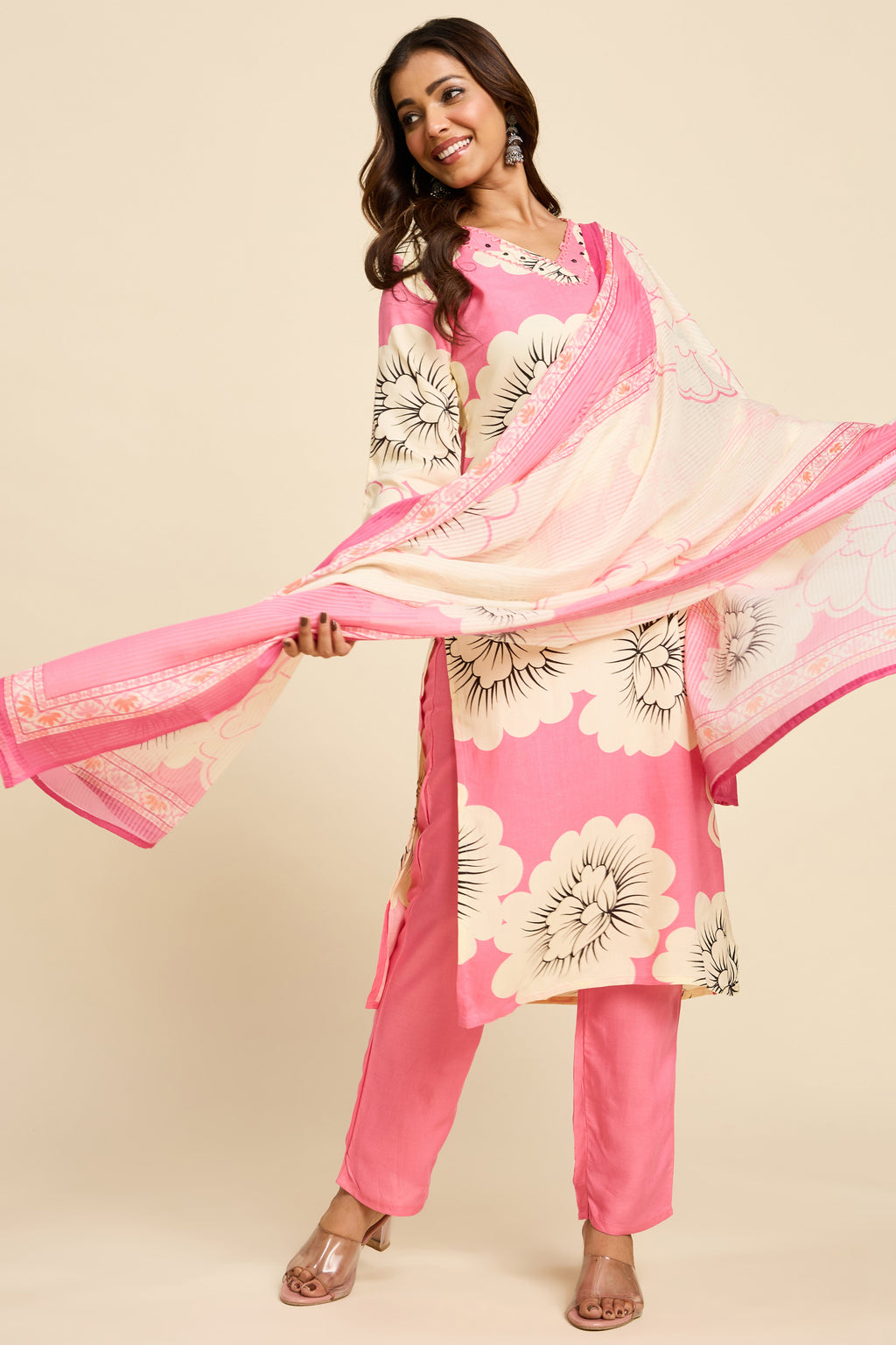 Blush Bloom Kurta Set