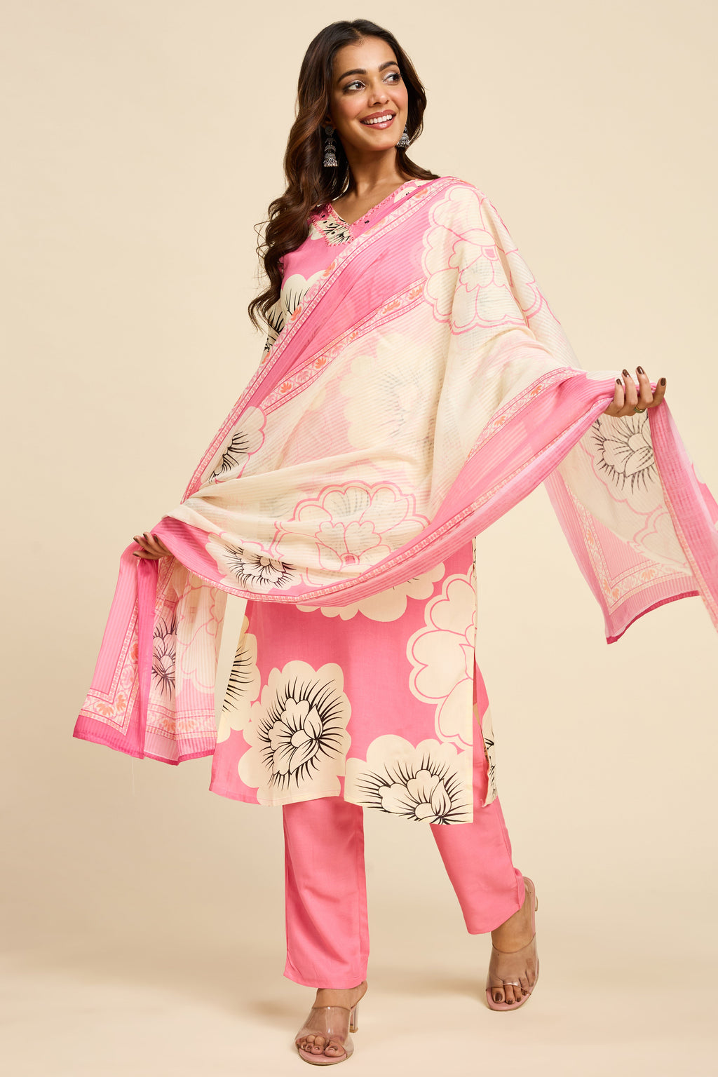 Blush Bloom Kurta Set
