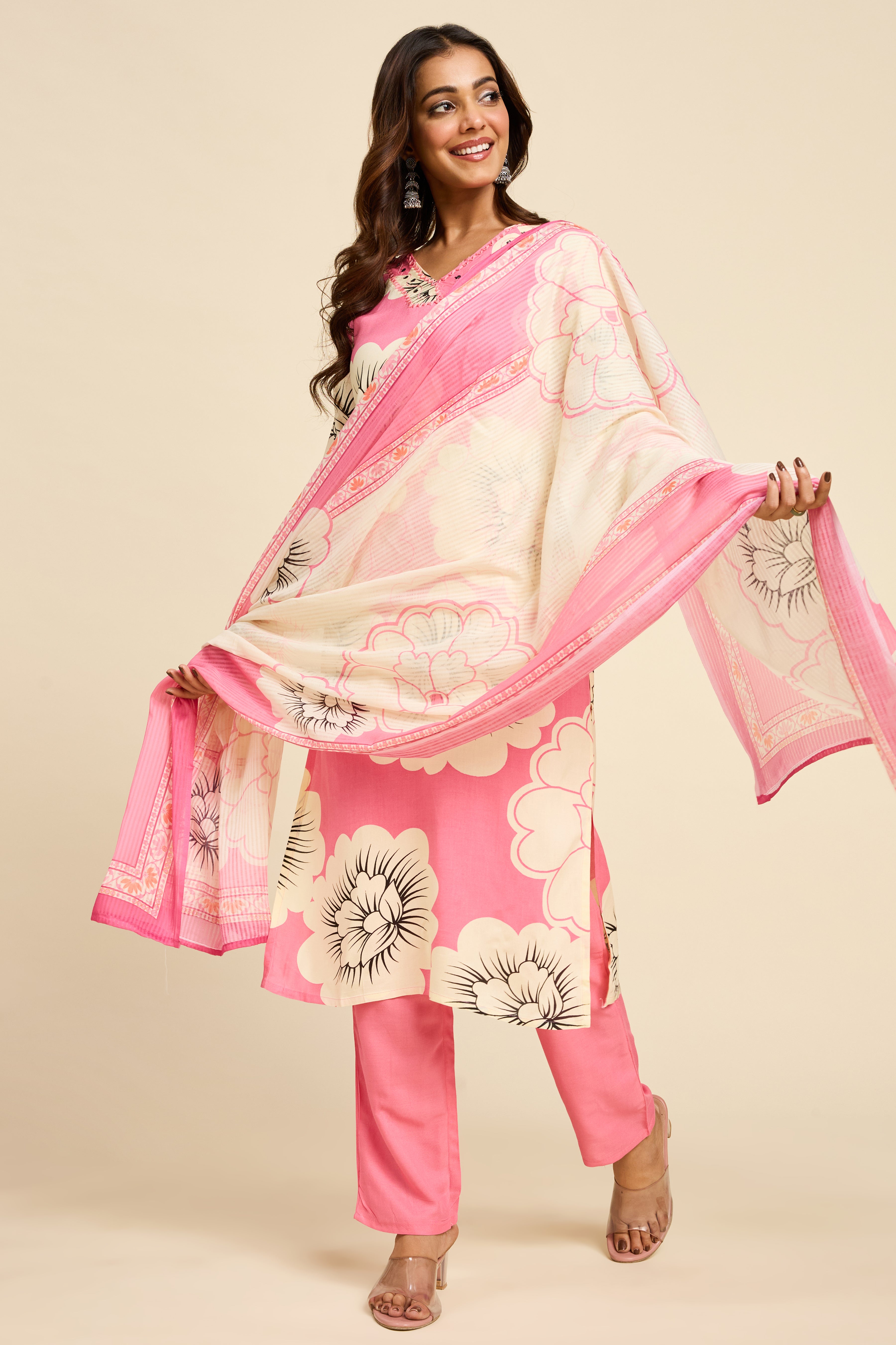 Alaya Select Blush Bloom Kurta Set
