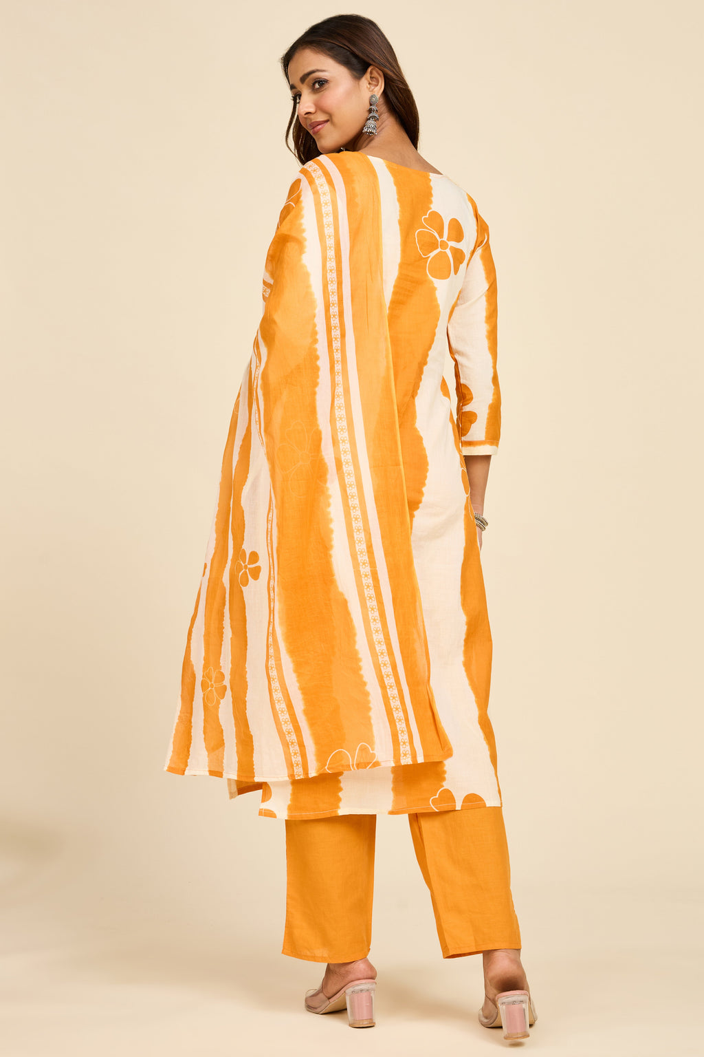 Alaya Select Amber Stripe Kurta Set