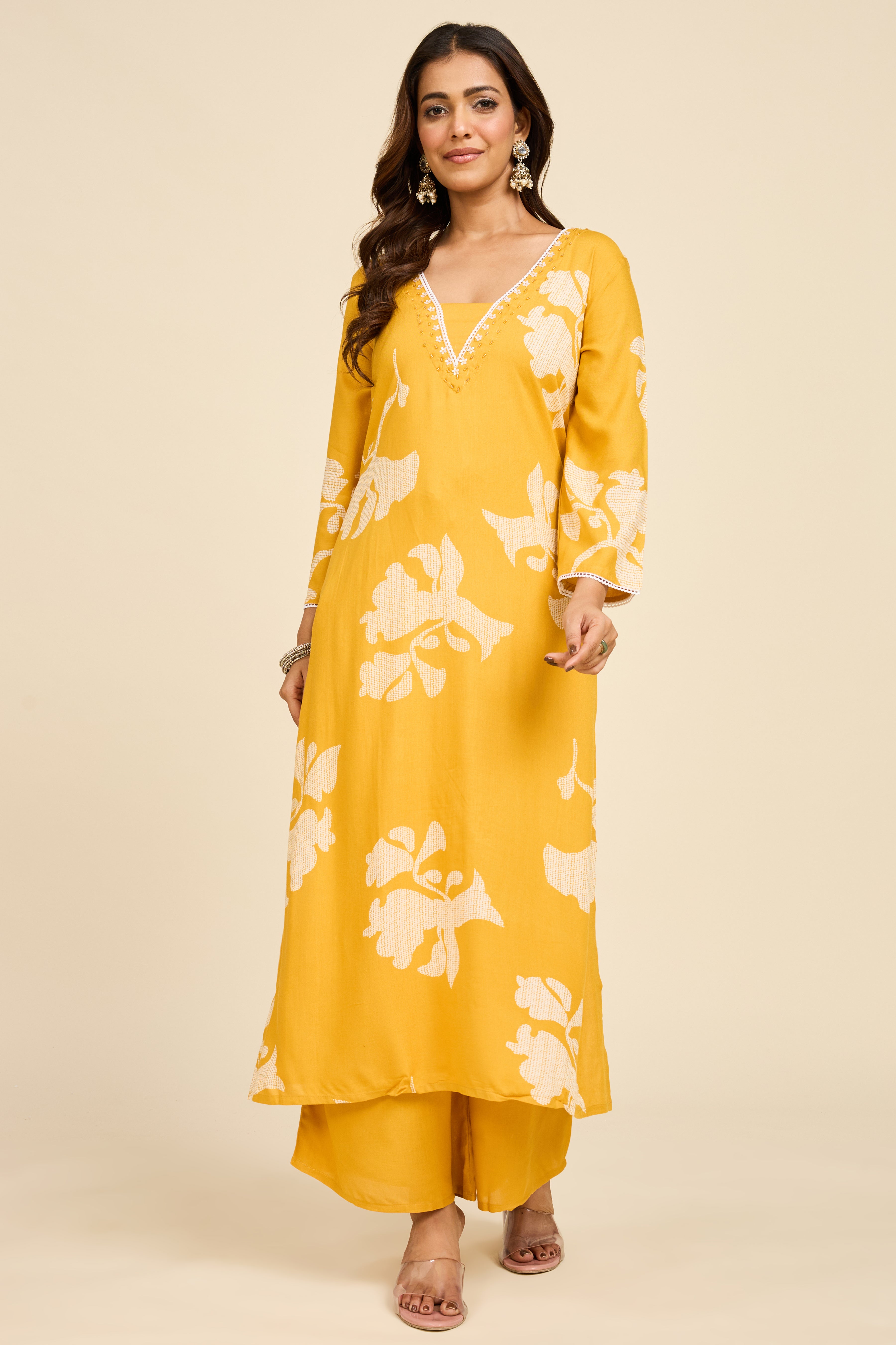 Alaya Select Marigold Kurta Set