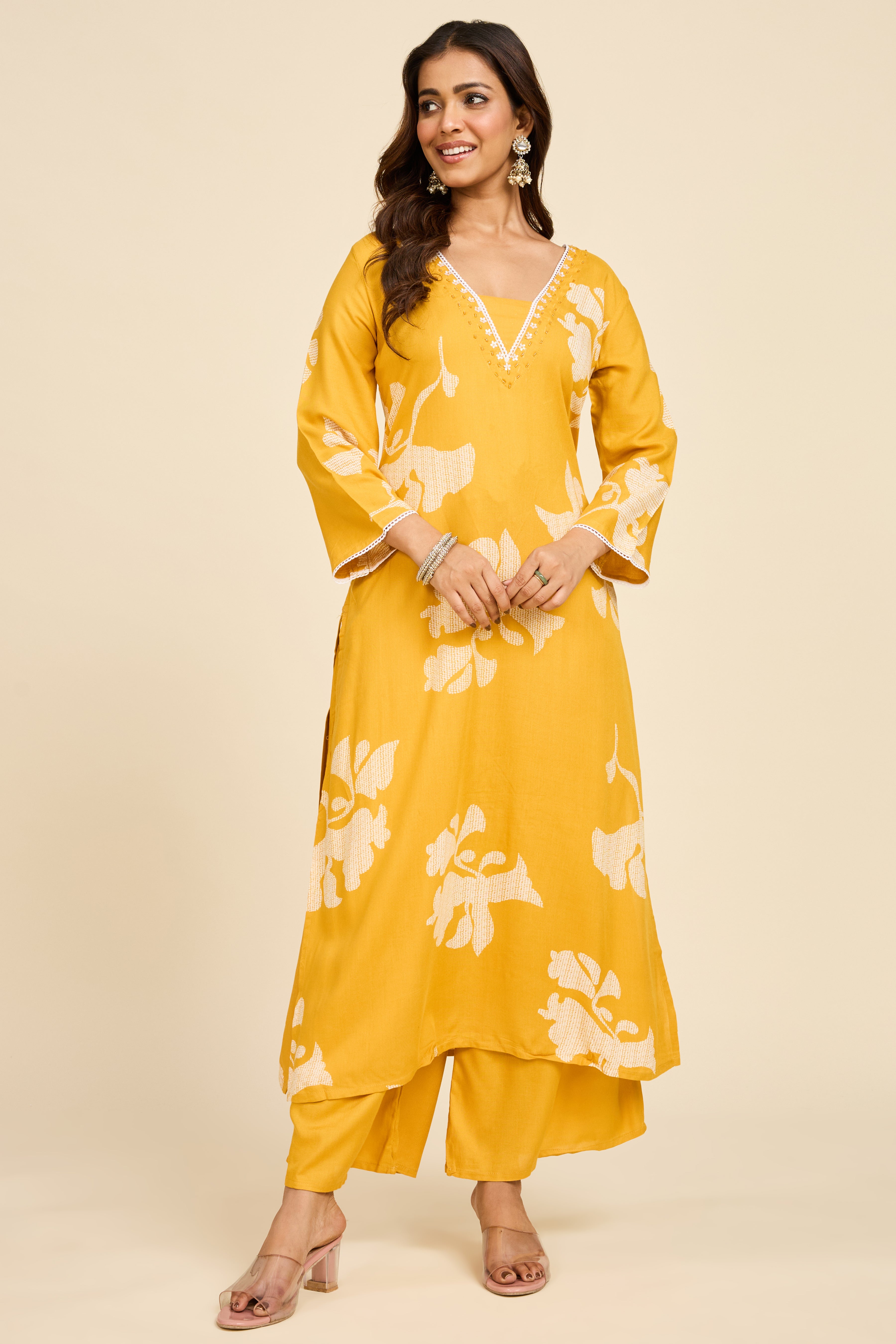 Alaya Select Marigold Kurta Set