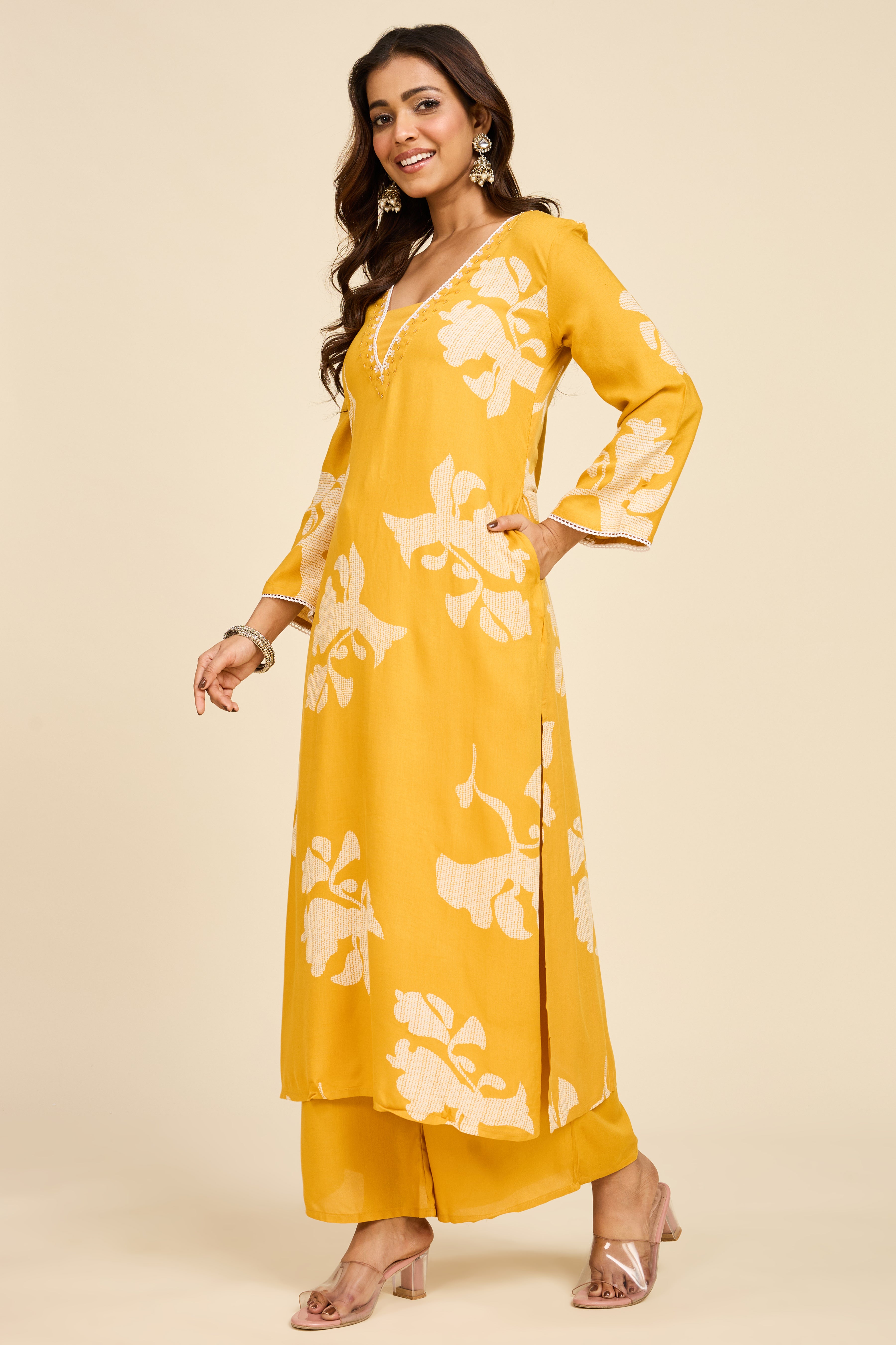 Alaya Select Marigold Kurta Set