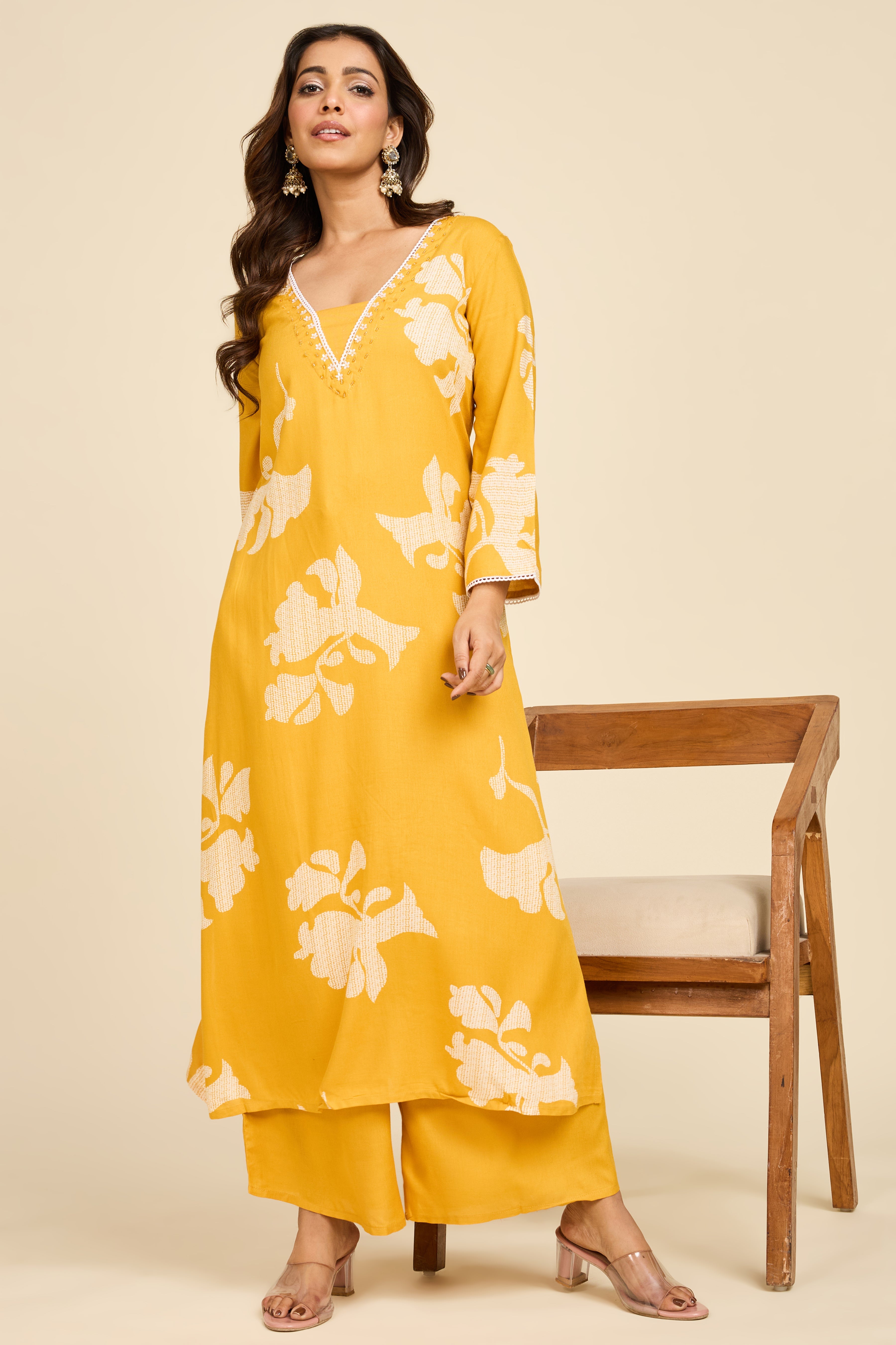 Alaya Select Marigold Kurta Set