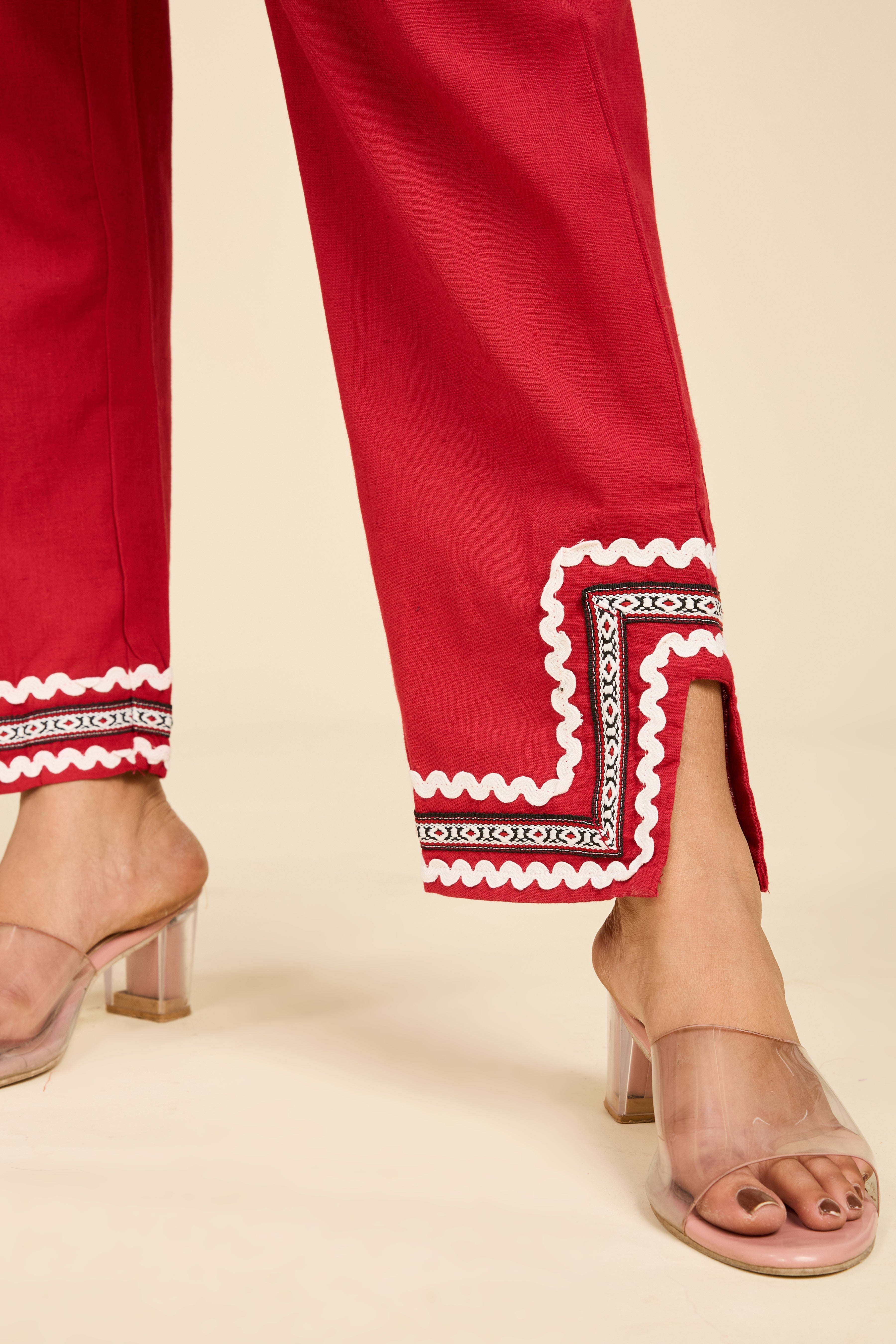 Red Noor Co-ord Set