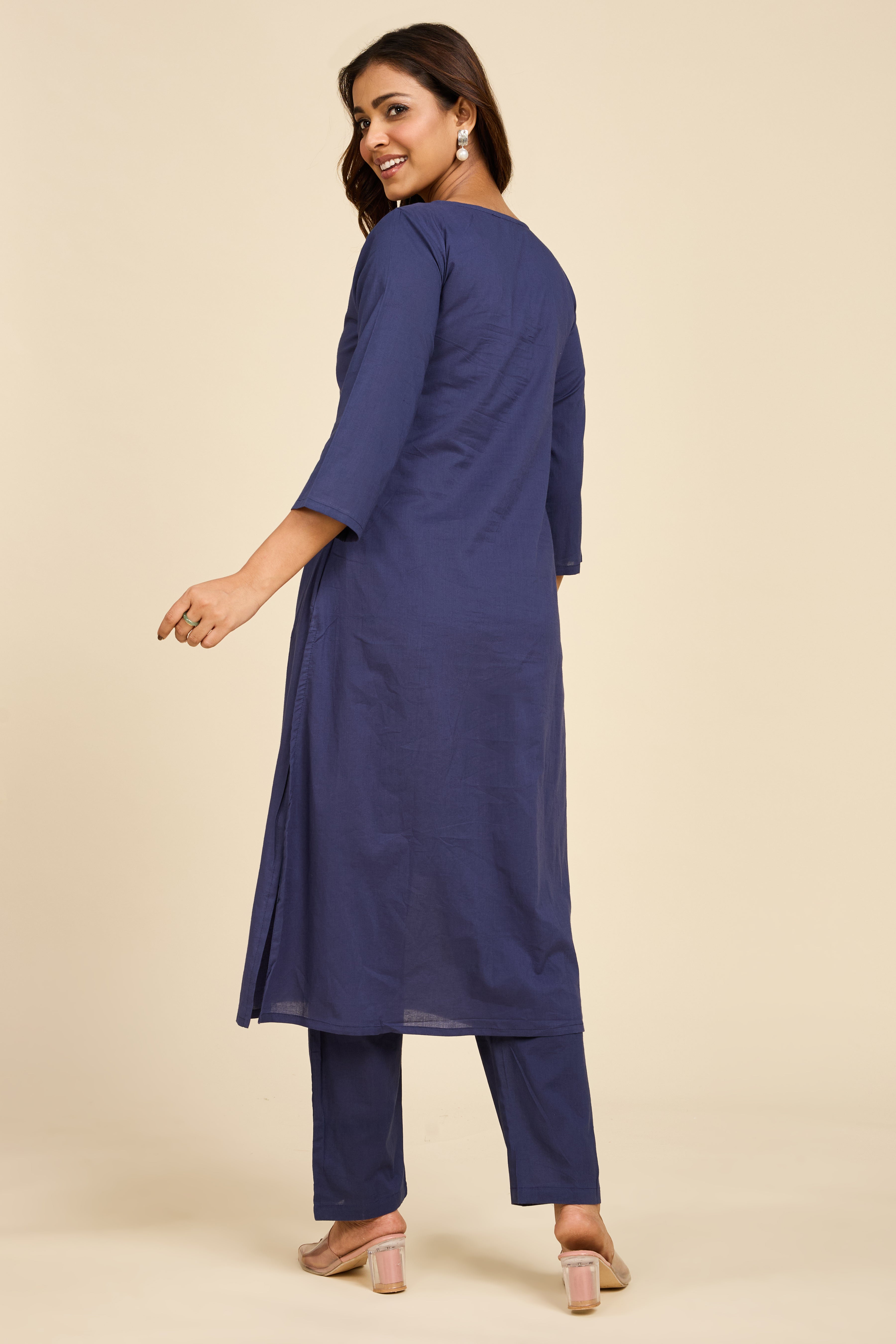 Alaya Select Indigo Flora Co-ord Set