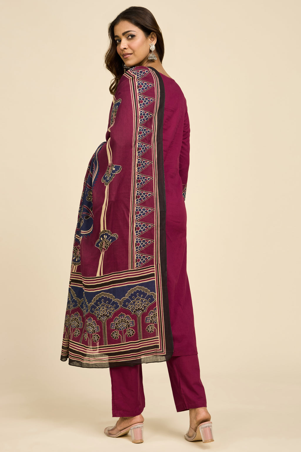 Wine Heritage Kurta Set