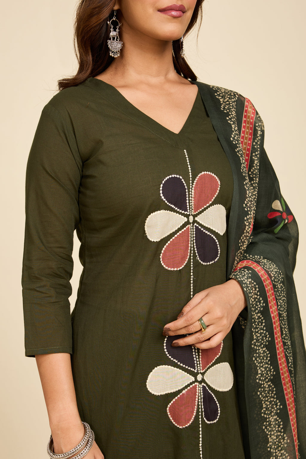 Forest Green Kurta Set