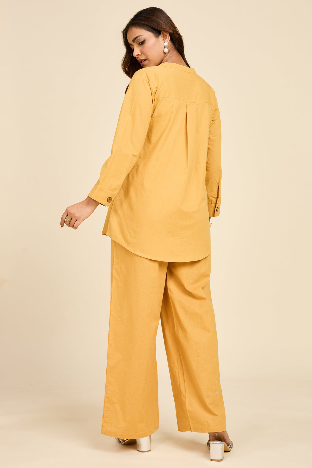 Mustard Detailed Co-ord Set