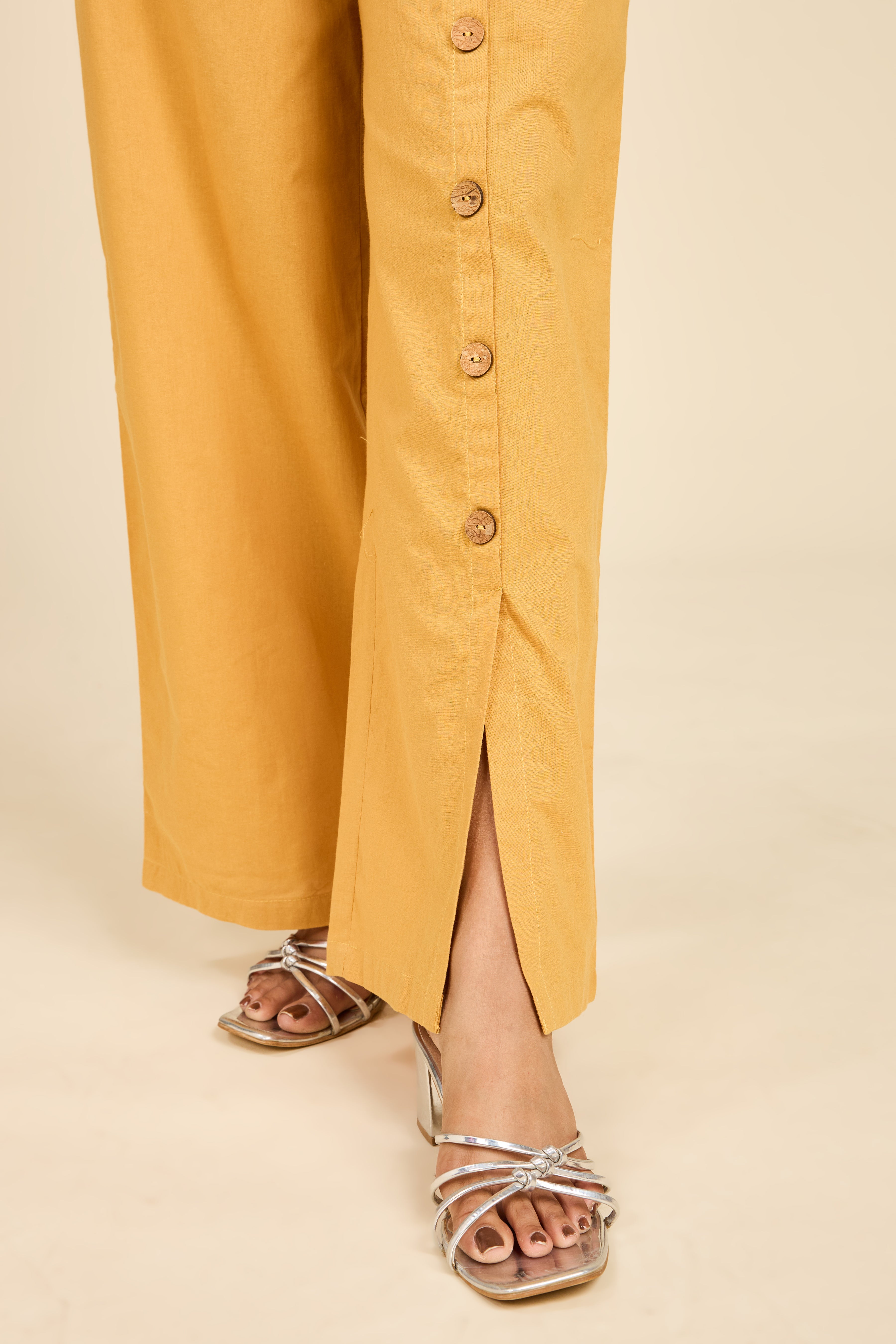 Mustard Detailed Co-ord Set