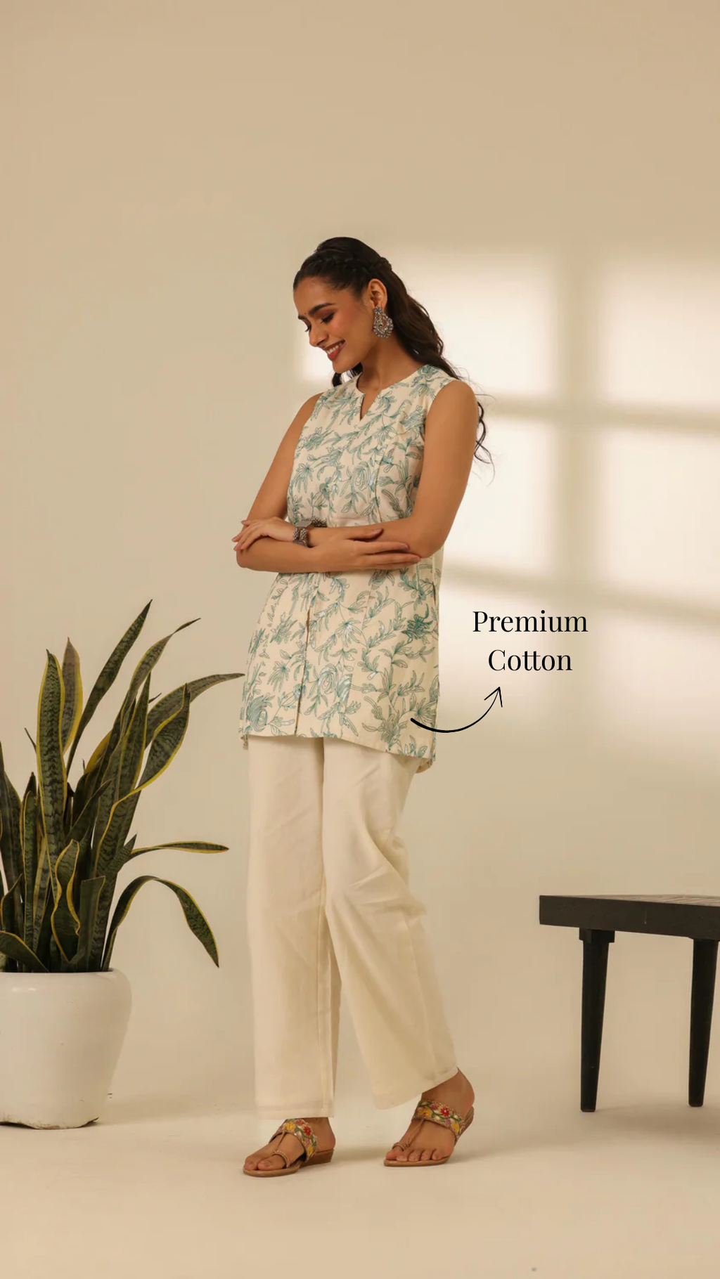 Rangrez Mint Glow Embroidered Kurta Set
