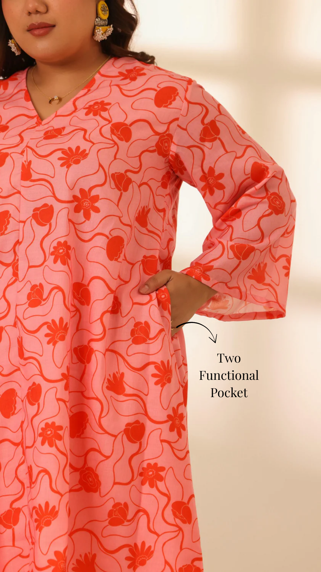 Rangrez Flamingo A Line Kurta Set