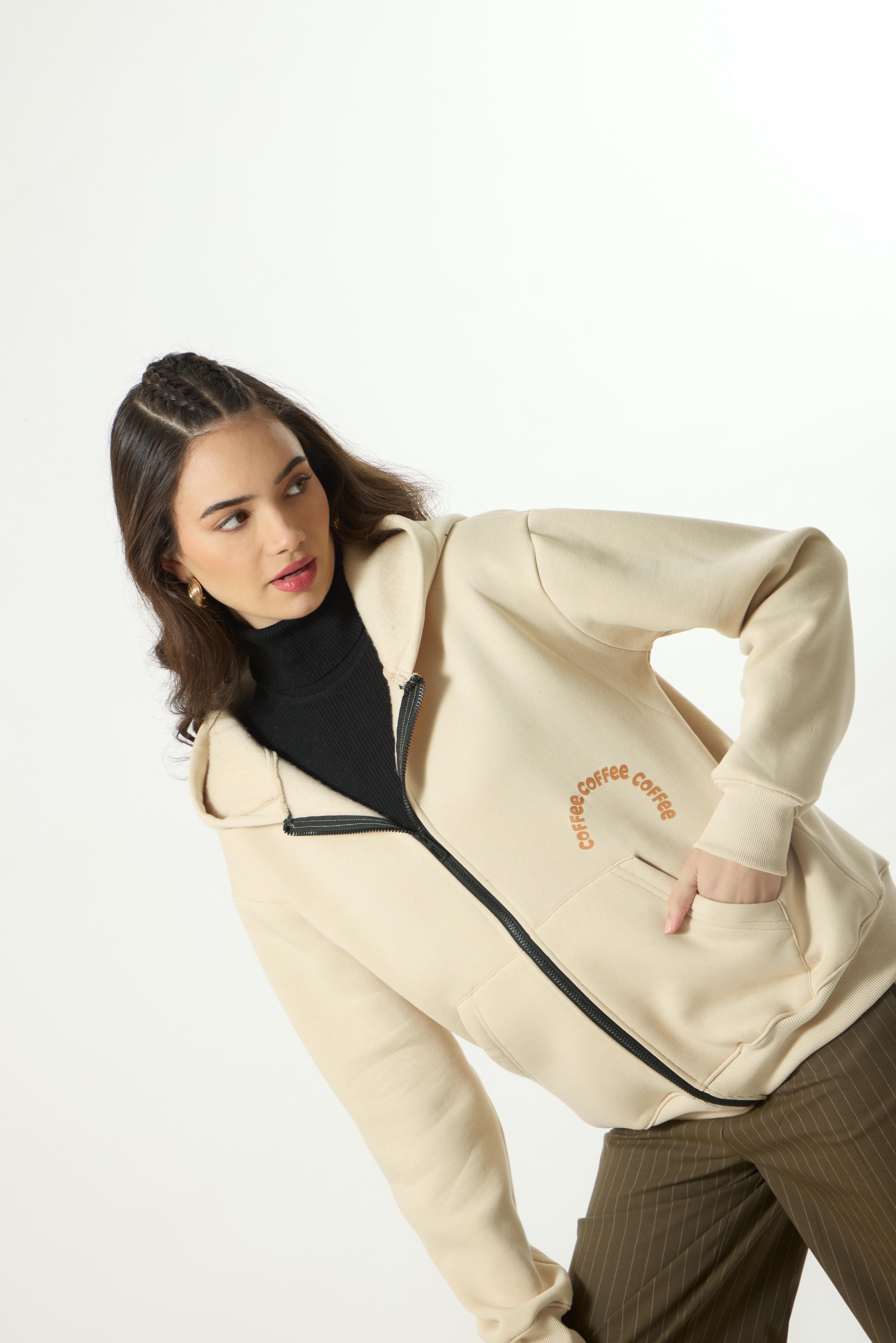 COFFEE Premium Oversized Hoodie