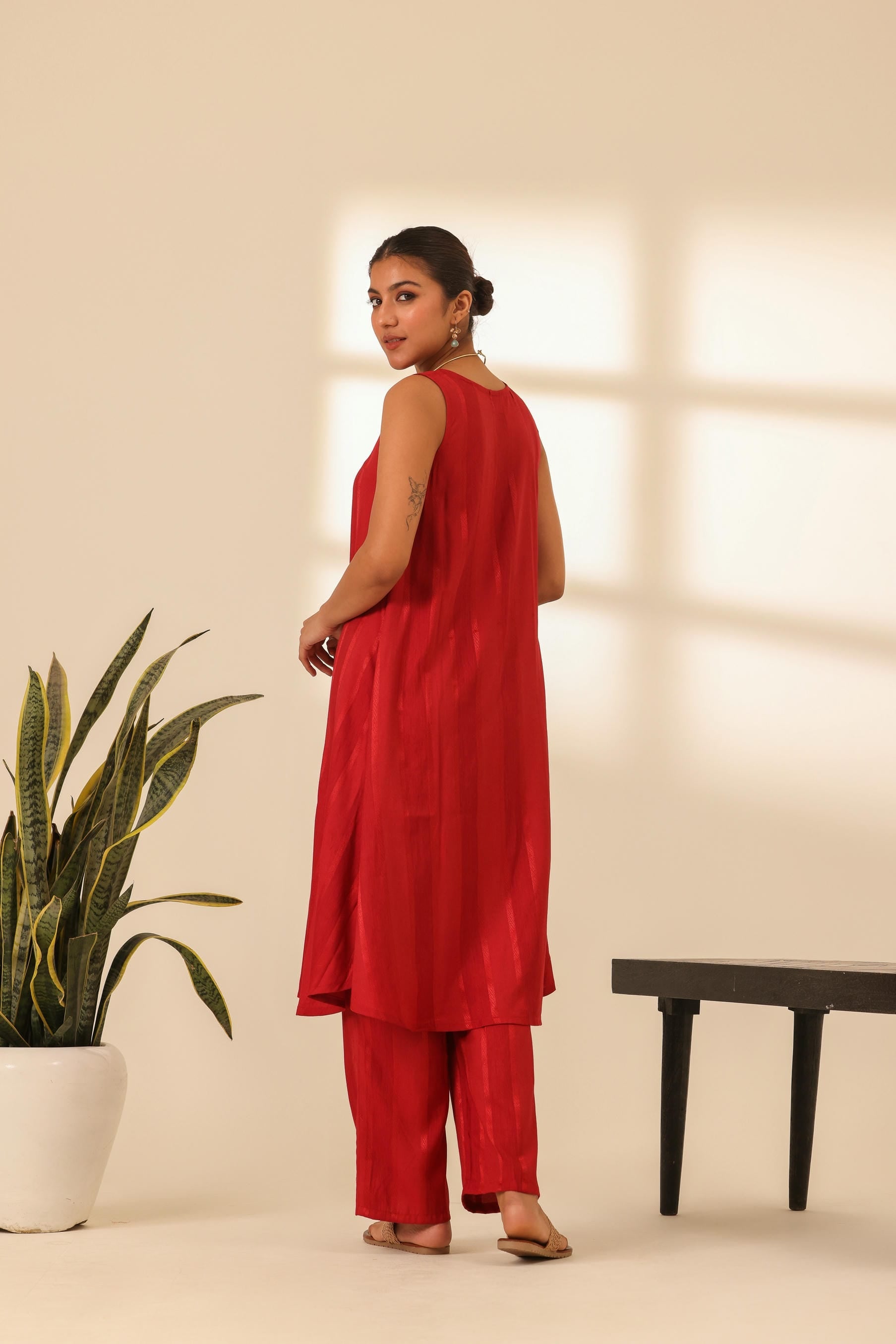 Rangrez Statement Red Kurta Set