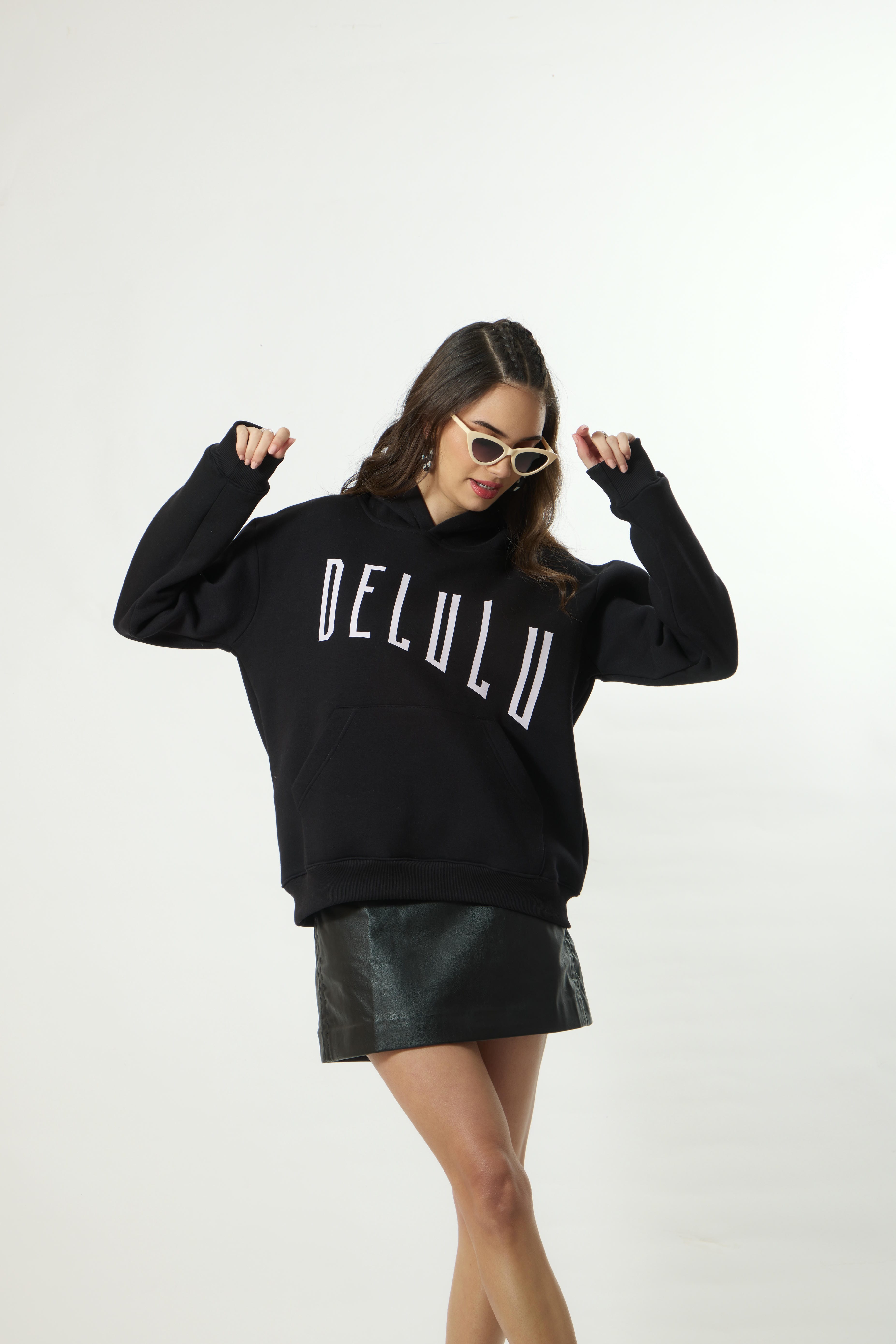 DELULU Premium Oversized Hoodie