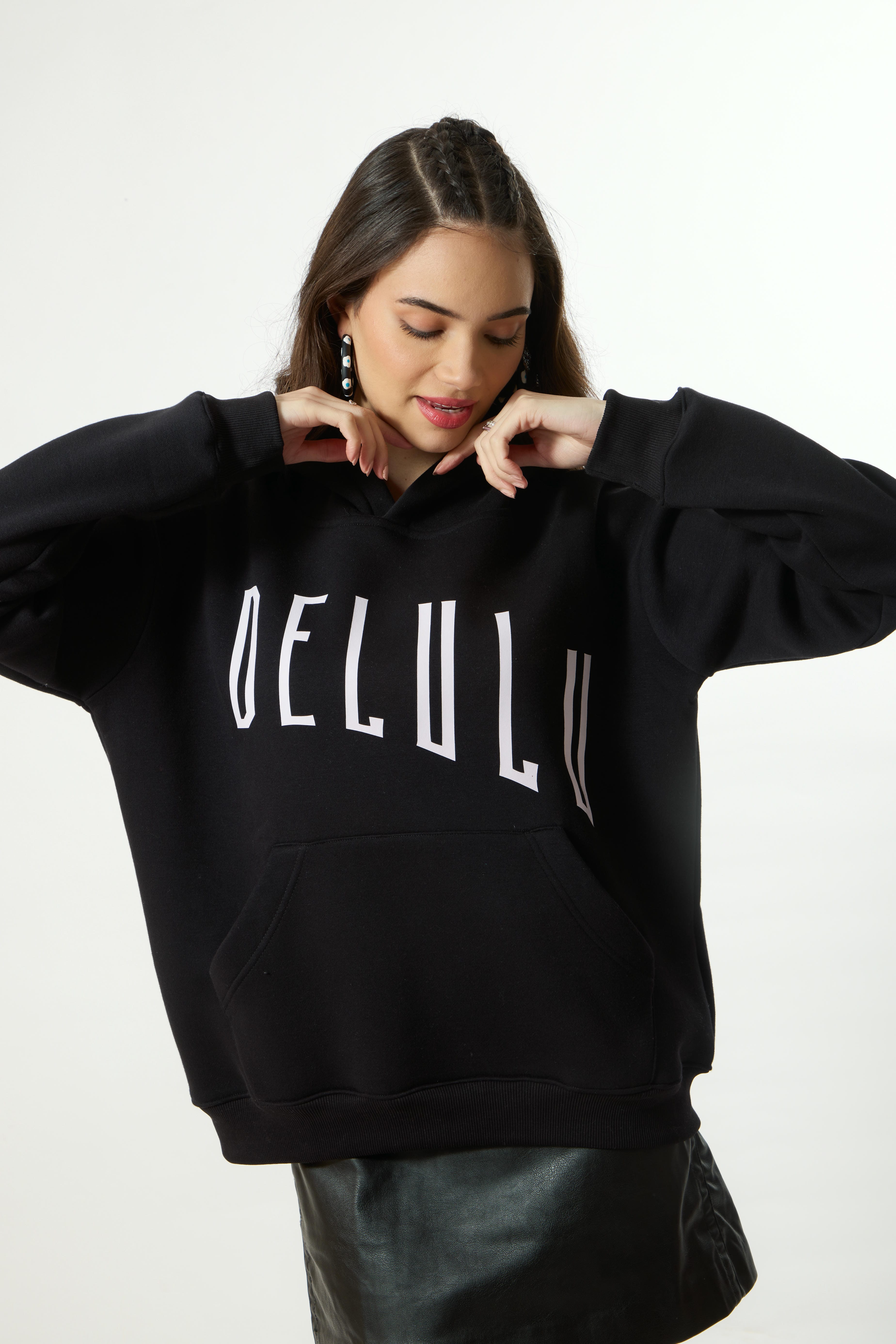 DELULU Premium Oversized Hoodie