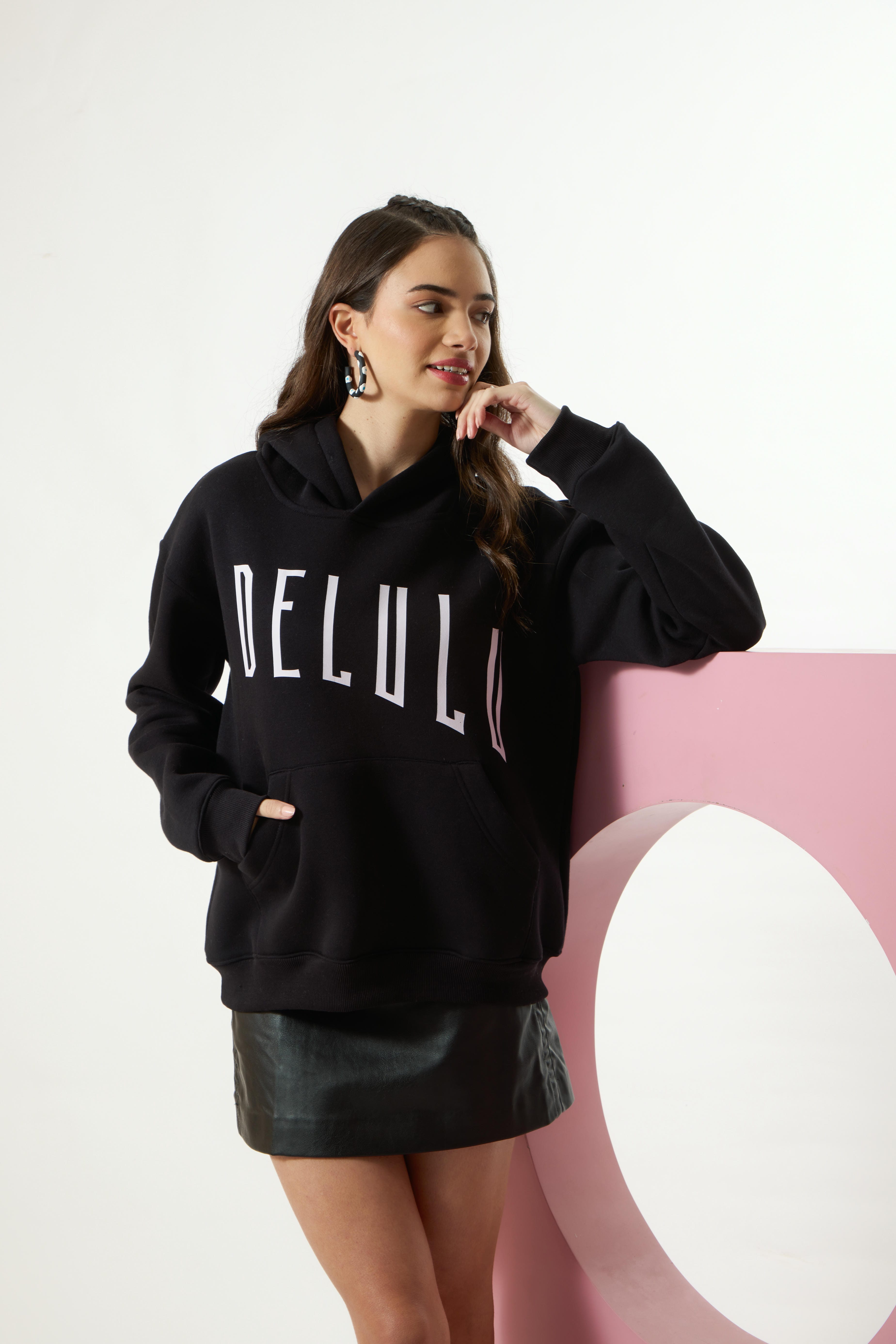 DELULU Premium Oversized Hoodie