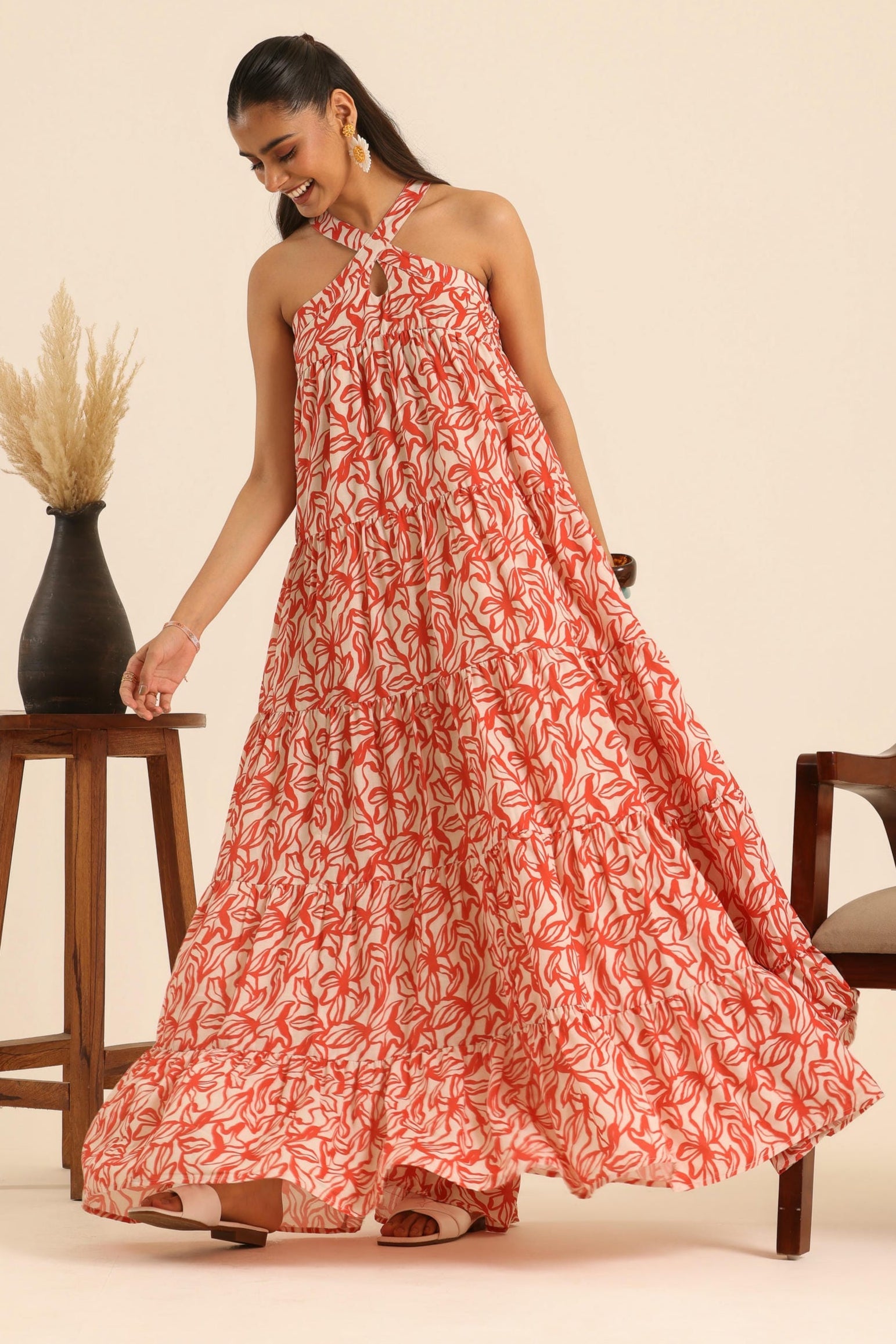 Rangrez Sexy Salsa Maxi Dress