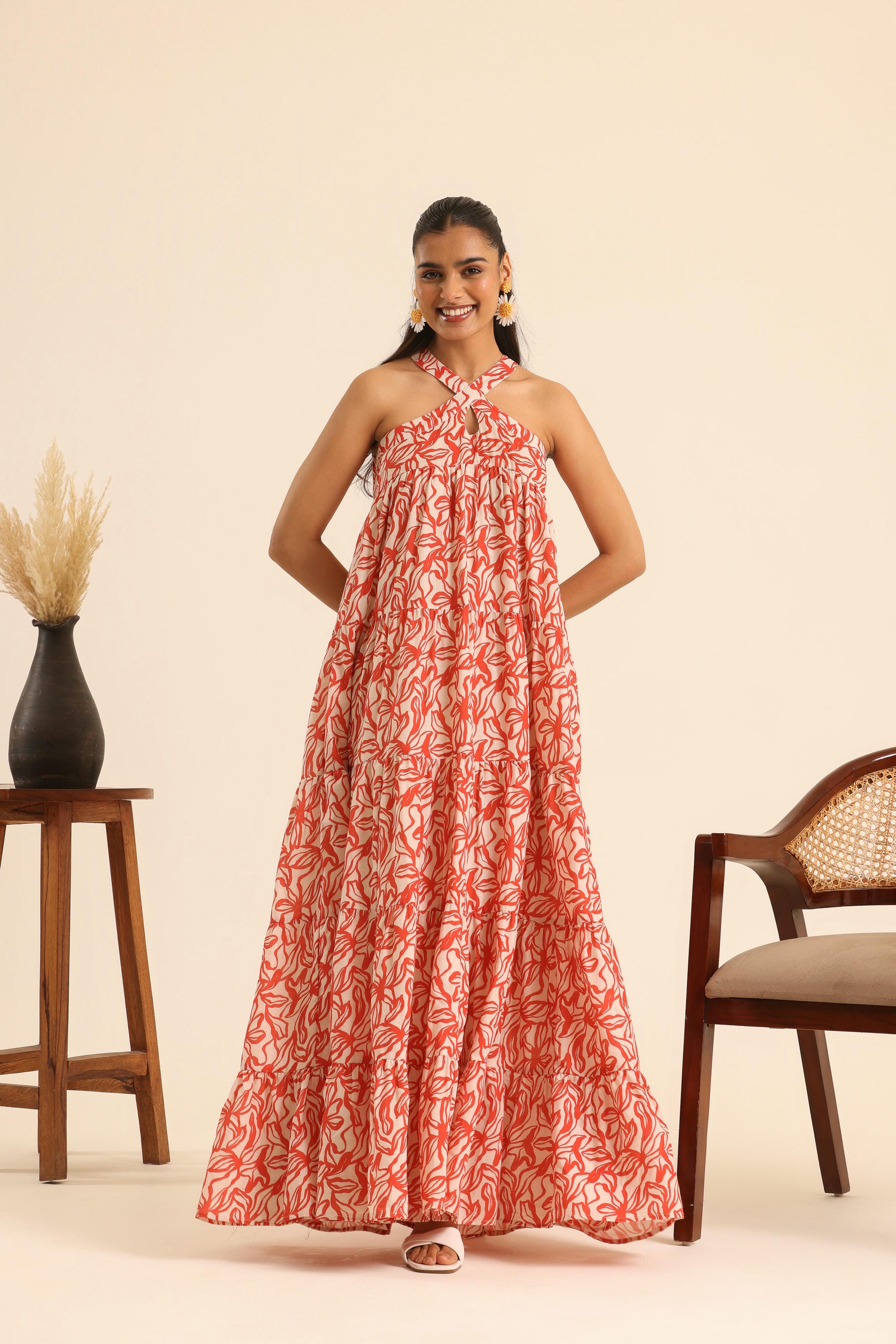 Rangrez Sexy Salsa Maxi Dress
