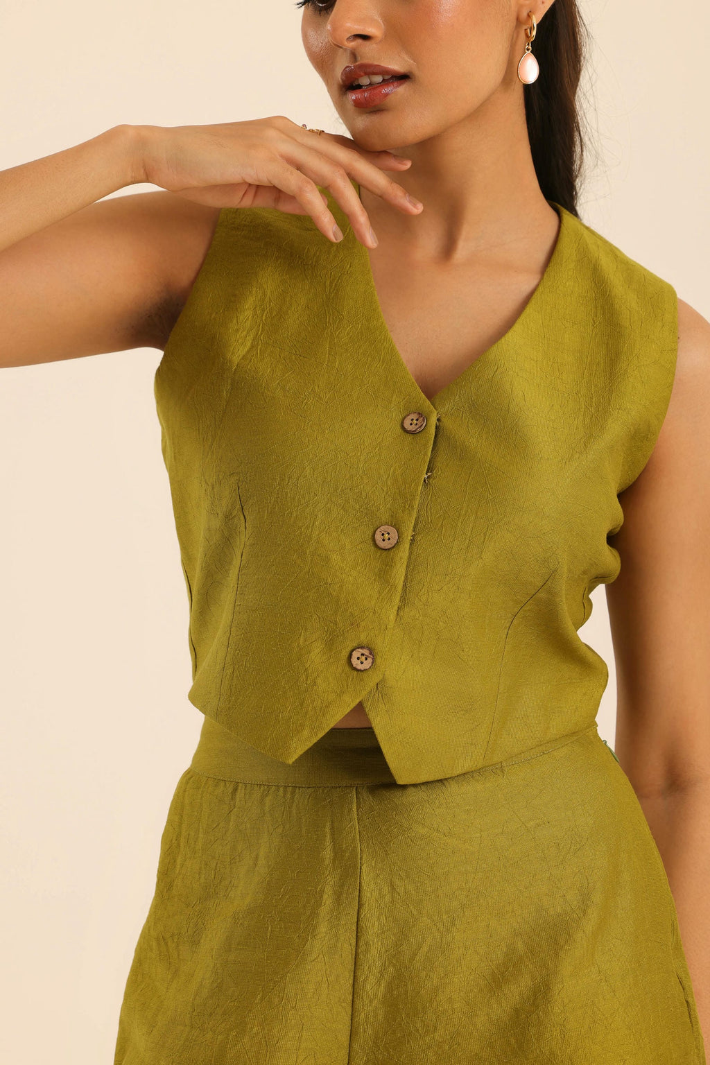 Rangrez Olive Power Aura Set