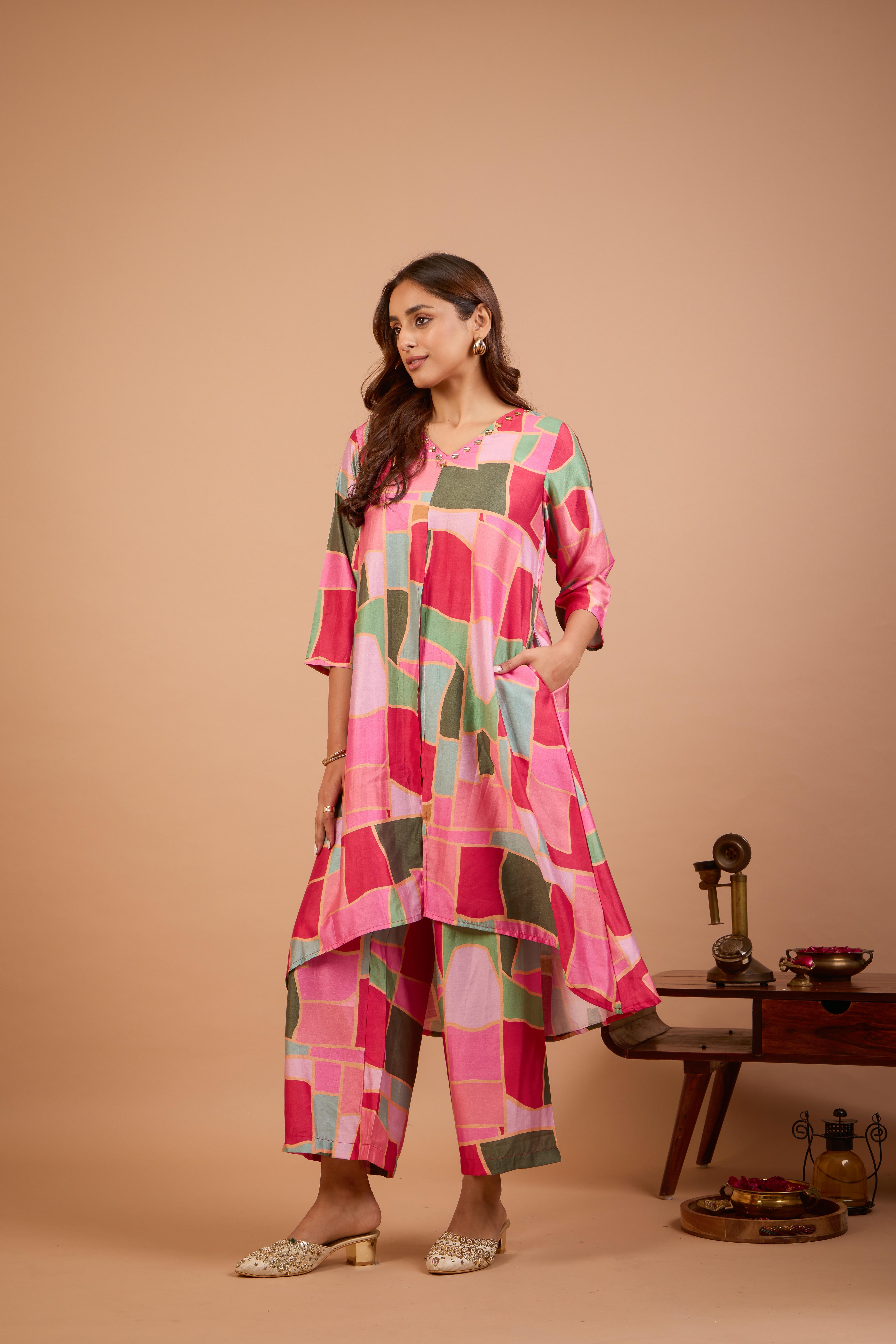 Jugni Multicolour Kurta Set