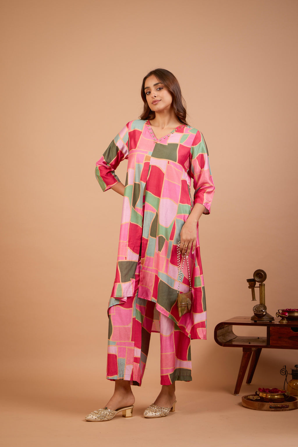Jugni Multicolour Kurta Set