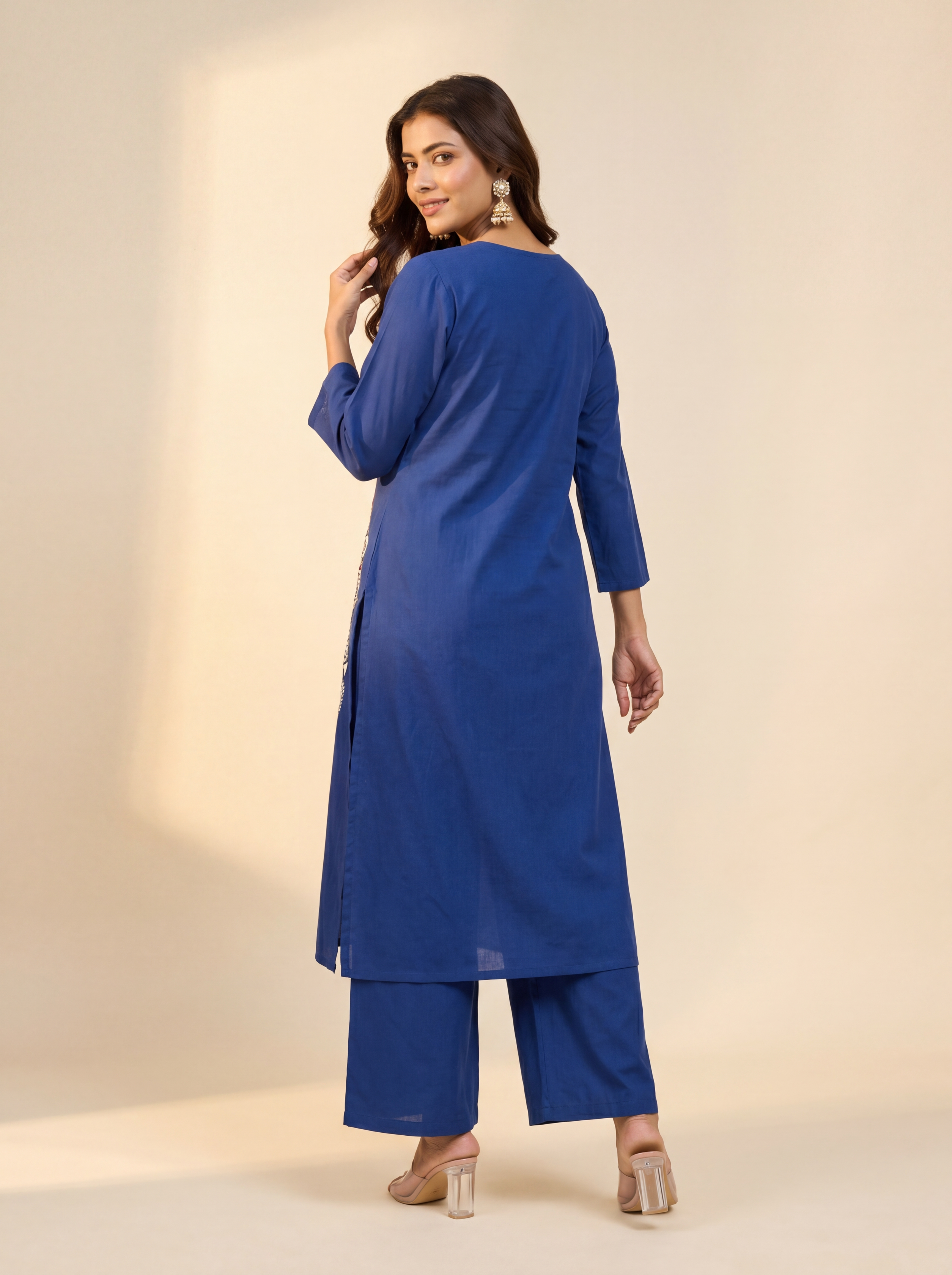Blue Statement Print Set