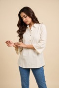 Alabaster Bell Sleeve Shirt